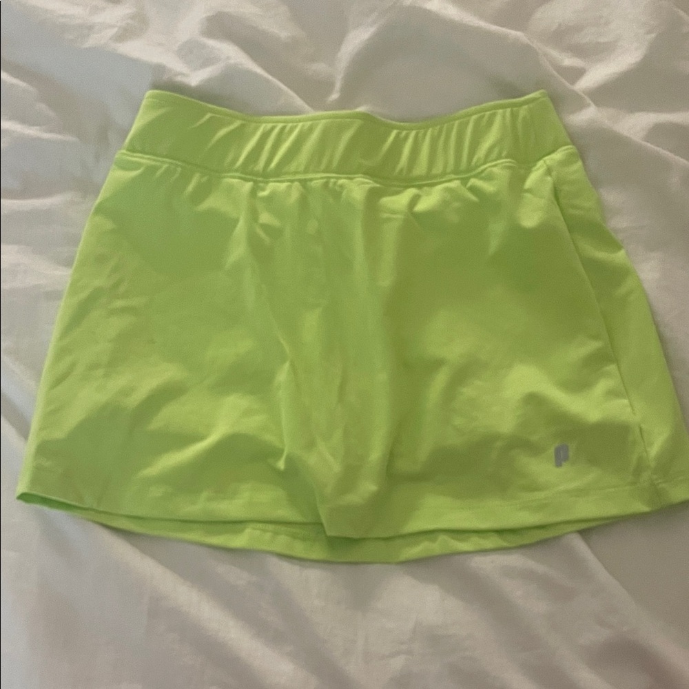 Prince Neon Yellow Women's Athletic Shorts